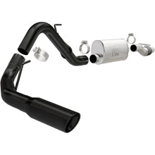 Load image into Gallery viewer, MagnaFlow SYS Cat-Back 11-14 Ford F-150 3.5L V6 EcoBoost 3in Black Single Side Exit Rear 3 Tip (15364)