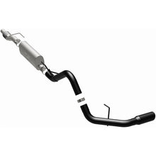 Load image into Gallery viewer, MagnaFlow SYS Cat-Back 11-14 Ford F-150 3.5L V6 EcoBoost 3in Black Single Side Exit Rear 3 Tip (15364)
