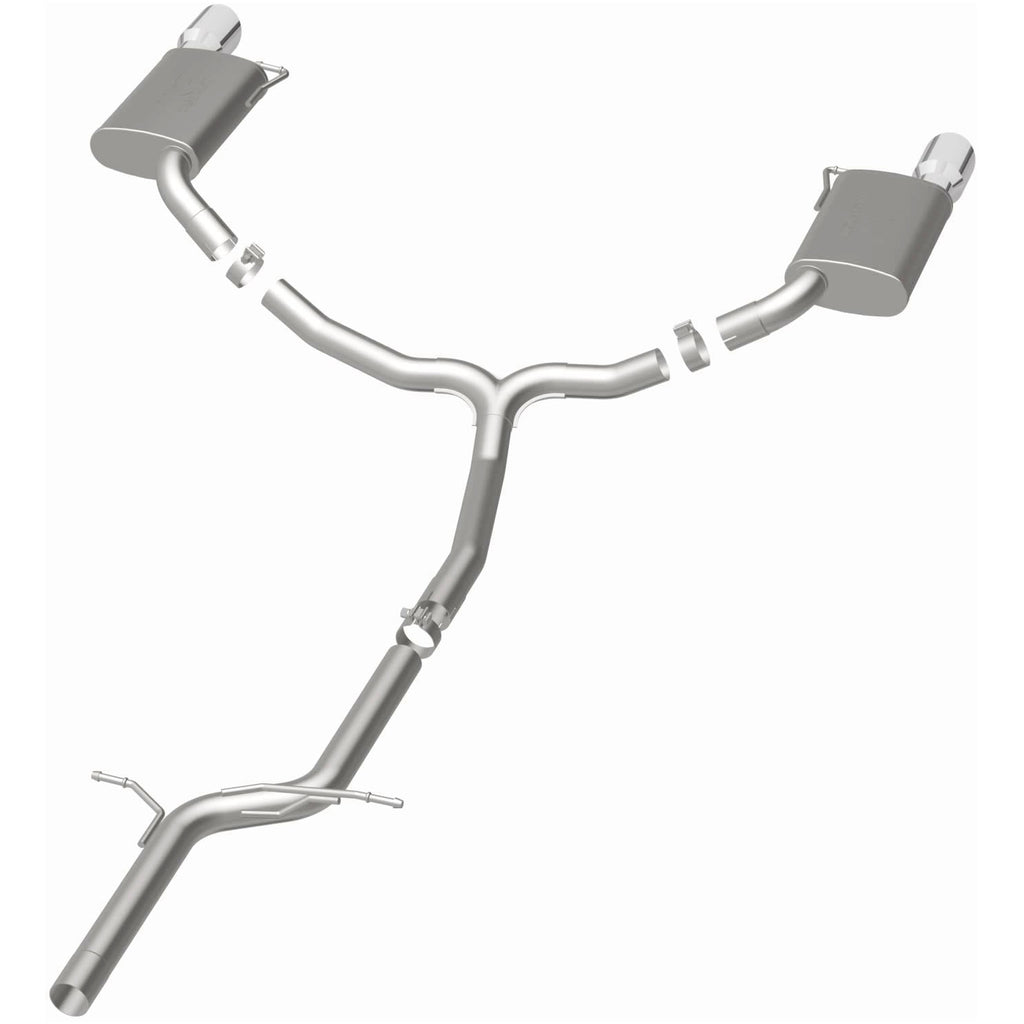 Magnaflow 2015 Audi Allroad 2.0L Touring Dual Spilt Rear Exit 2.5in 4in Tip SS C/B Perf Exhaust (15369)