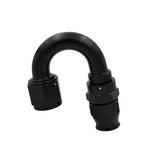 Aeromotive Fuel System Hose End, PTFE, AN-12, 180 Deg, Blk Andz - 15384