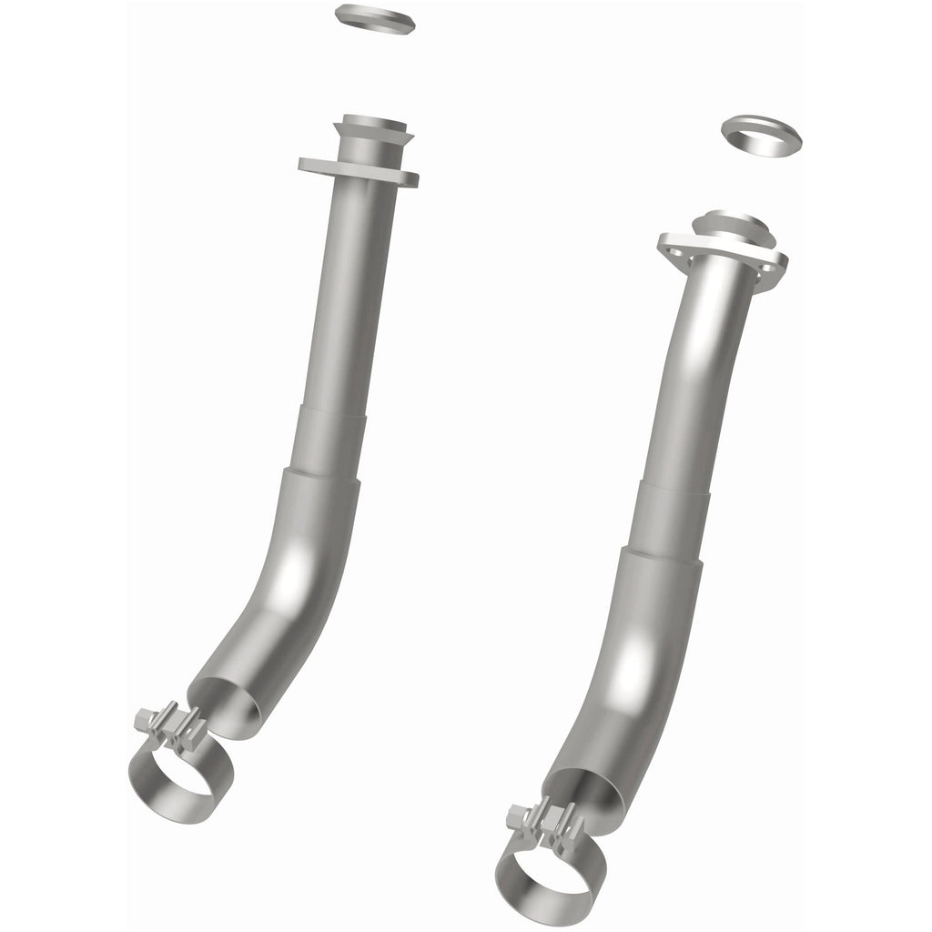 MagnaFlow 66-72 Chevy C10 Pickup V8 2-Piece Front Exhuast Pipe Kit (2in Tubing/Clamps/Inlet Flanges) (15380)