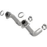 MagnaFlow 66-72 Chevy C10 Pickup V8 2-Piece Front Exhuast Pipe Kit (2in Tubing/Clamps/Inlet Flanges) (15380)