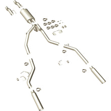 Load image into Gallery viewer, MagnaFlow 11 Ford F-150 3.7L/5.0L/6.2L SS Catback Exhaust Dual Split Rear Exit w/ 3.5in SS Tips (15460)