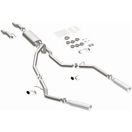MagnaFlow 11 Ford F-150 3.7L/5.0L/6.2L SS Catback Exhaust Dual Split Rear Exit w/ 3.5in SS Tips (15460)