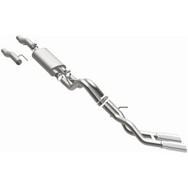 MagnaFlow 11 Ford F-150 3.7L/5.0L/6.2L SS Catback Exhaust Dual Same Side Exit w/ 3.5in SS Tips (15461)