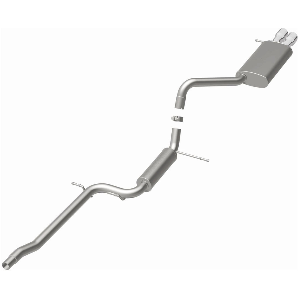 MagnaFlow Performance Cat-Back Exhaust System Dual Straight Drive Side Rear Exit 11-14 VW Jetta 2.0L (15486)