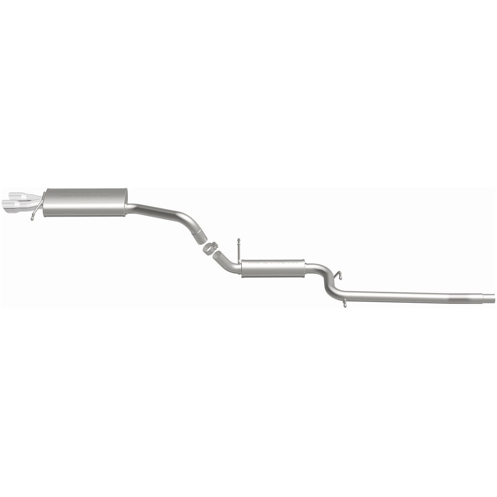 MagnaFlow Performance Cat-Back Exhaust System Dual Straight Drive Side Rear Exit 11-14 VW Jetta 2.0L (15486)