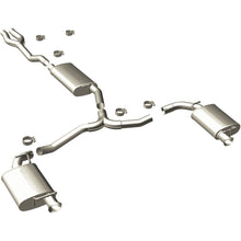 Load image into Gallery viewer, MagnaFlow 11-12 Dodge Charger V6 3.6L Dual Split Rear Exit Stainless Cat-Back Performance Exhaust (15492)