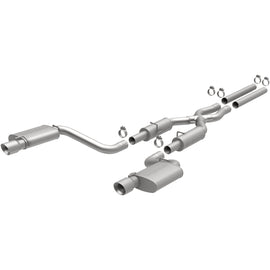 MagnaFlow 11-12 Dodge Charger SRT-8 Hemi Dual Split Rear Exit Stainless Cat-Back Performance Exhaust (15494)