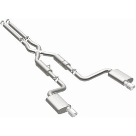 MagnaFlow 11-12 Dodge Charger SRT-8 Hemi Dual Split Rear Exit Stainless Cat-Back Performance Exhaust (15494)