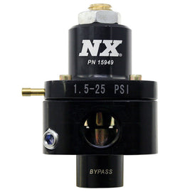 Nitrous Express NX BILLET FUEL PRESSURE REGULATOR, BYPASS STYLE 1.5-25PSI (15949)