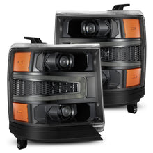 Load image into Gallery viewer, 16-18 Chevrolet Silverado 1500 LUXX-Series LED Projector Headlights Alpha-Black