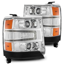 Load image into Gallery viewer, 16-18 Chevrolet Silverado 1500 LUXX-Series LED Projector Headlights Chrome