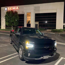 Load image into Gallery viewer, 16-18 Chevrolet Silverado 1500 LUXX-Series LED Projector Headlights Chrome