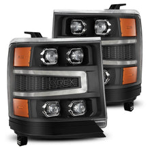 Load image into Gallery viewer, 16-18 Chevrolet Silverado 1500 NOVA-Series LED Projector Headlights Black