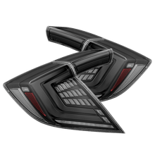 Load image into Gallery viewer, 16-21 Honda Civic Hatchback NOVA-Series Prismatic LED Tail Lights Alpha-Black