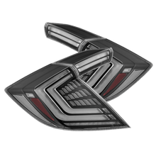 Load image into Gallery viewer, 16-21 Honda Civic Hatchback NOVA-Series Prismatic LED Tail Lights Black