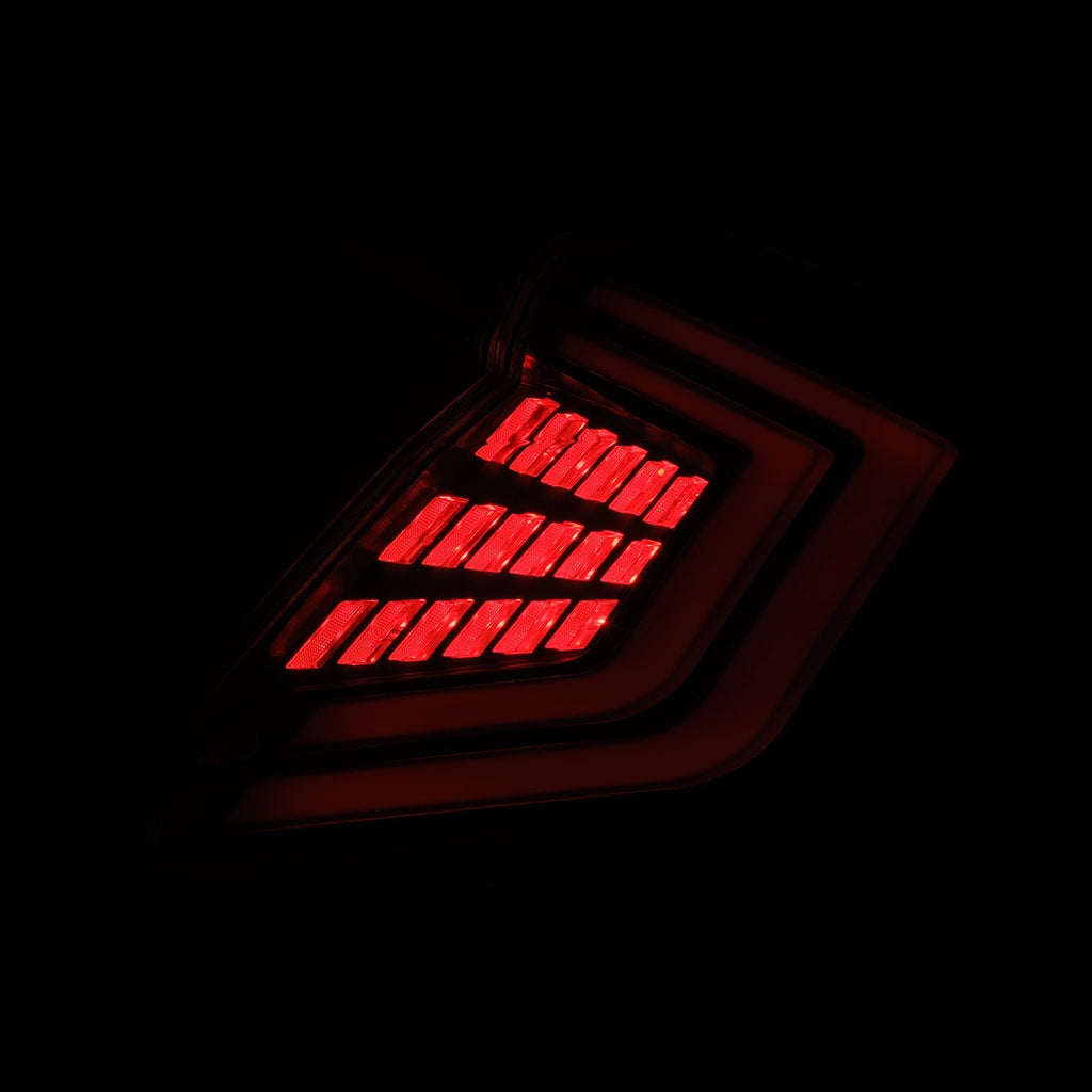16-21 Honda Civic Hatchback NOVA-Series Prismatic LED Tail Lights Black