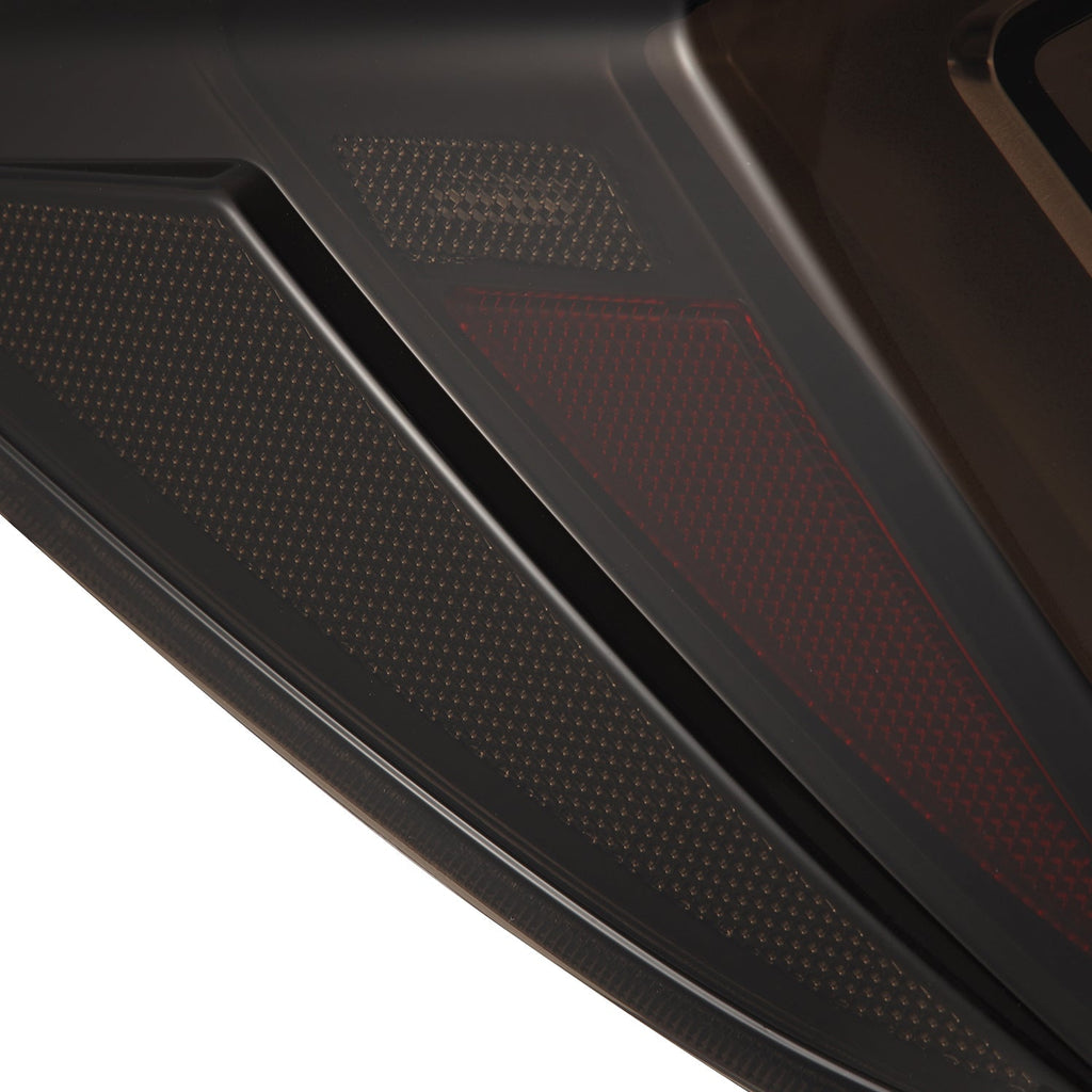 16-21 Honda Civic Hatchback NOVA-Series Prismatic LED Tail Lights Black Smoke