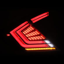 Load image into Gallery viewer, 16-21 Honda Civic Hatchback NOVA-Series Prismatic LED Tail Lights Black Smoke