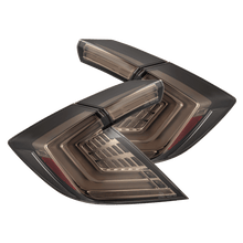Load image into Gallery viewer, 16-21 Honda Civic Hatchback NOVA-Series Prismatic LED Tail Lights Clear Smoke