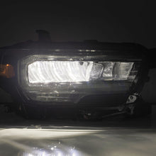 Load image into Gallery viewer, 16-23 Toyota Tacoma LUXX-Series LED Crystal Headlights Alpha-Black