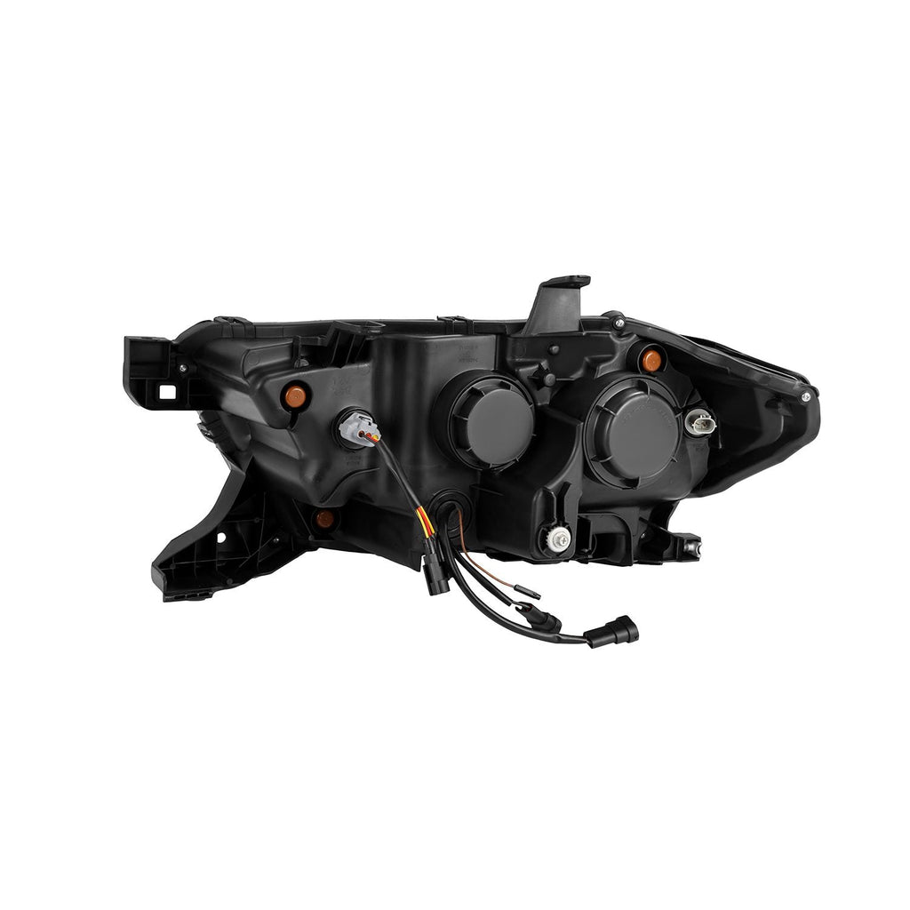 16-23 Toyota Tacoma MK II PRO-Series Halogen Projector Headlights Black