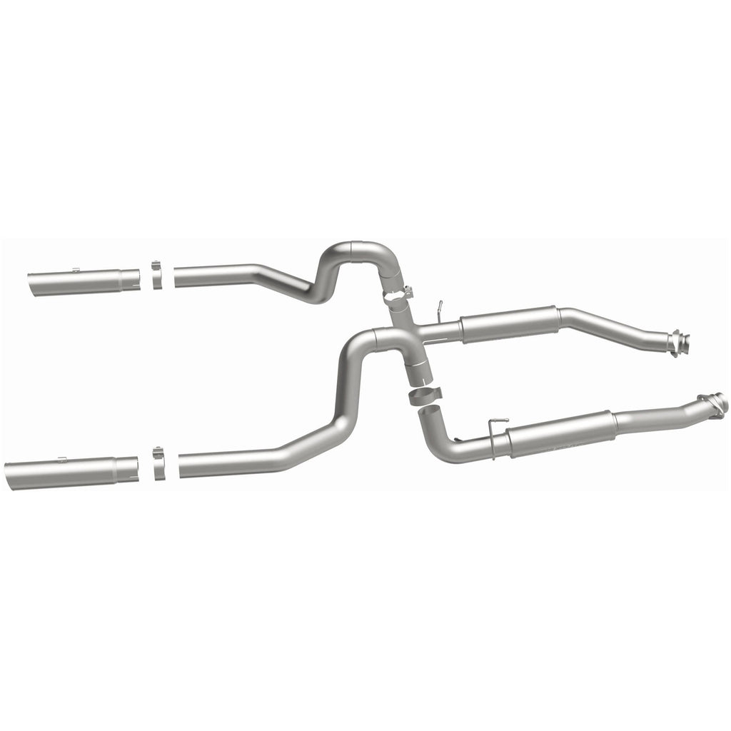 MagnaFlow 99-04 Mustang Mach 1 V8 4.6L Dual Split Rear Exit Stainless Cat-Back Performance Exhaust (16394)