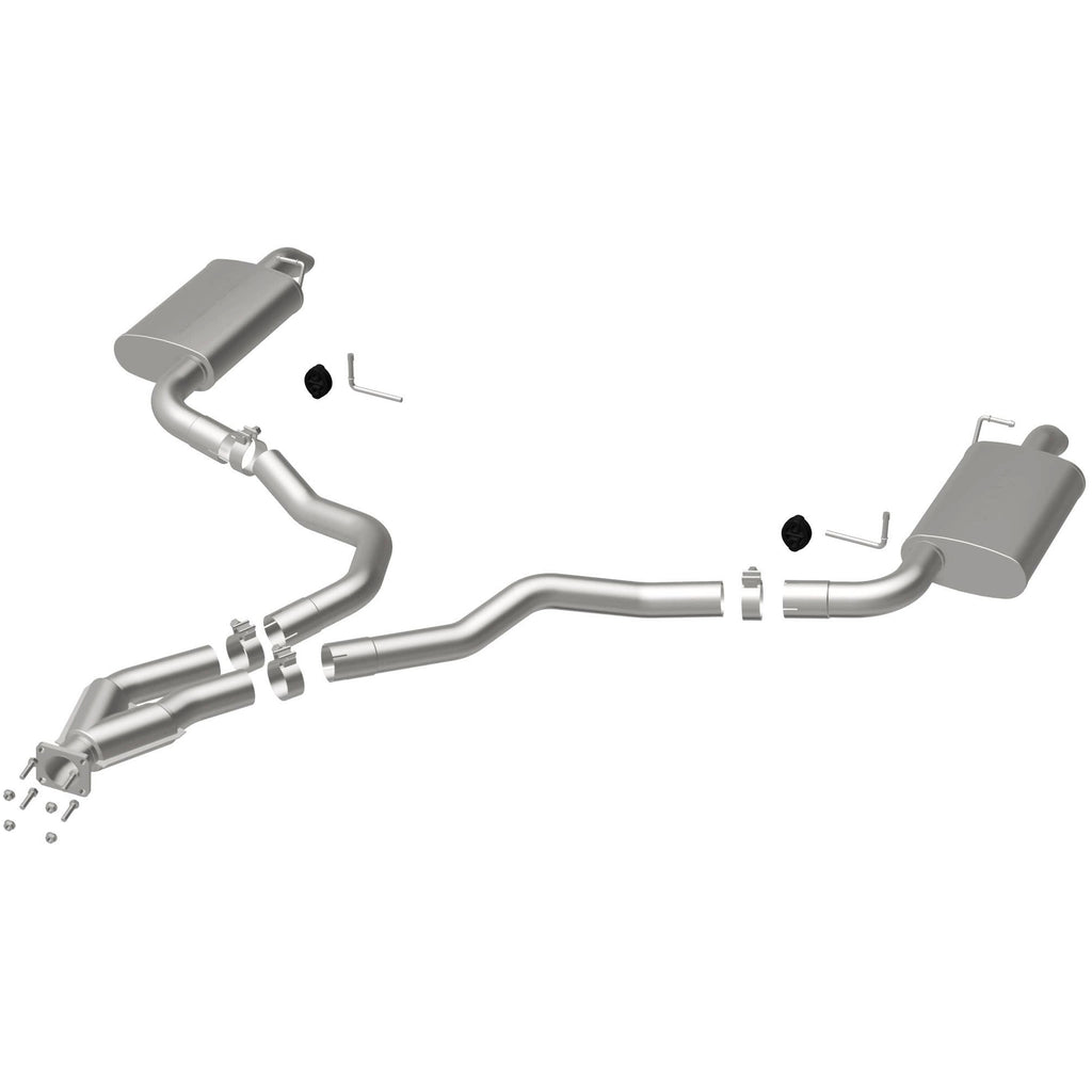 MagnaFlow 75-79 Chevy Corvette V8 5.7L Dual Split Rear Exit Stainless Cat-Back Perf Exhaust (16710)
