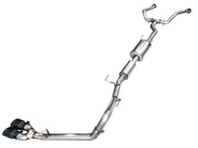 Load image into Gallery viewer, AWE Tuning 0FG Exhaust for 3rd Gen Toyota Tundra - Dual Diamond Black Tips (3015-33063)