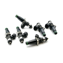 Load image into Gallery viewer, DeatschWerks Set of 6 High Impedance 2400cc Injectors for Toyota Supra TT 93-98 Top Feed Conversion (16S-07-2400-6)