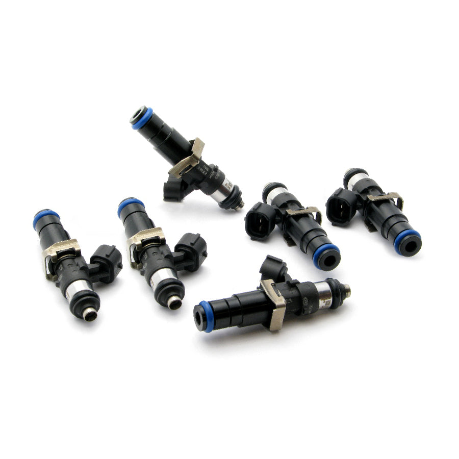 DeatschWerks Set of 6 High Impedance 2400cc Injectors for Toyota Supra TT 93-98 Top Feed Conversion (16S-08-2400-6)