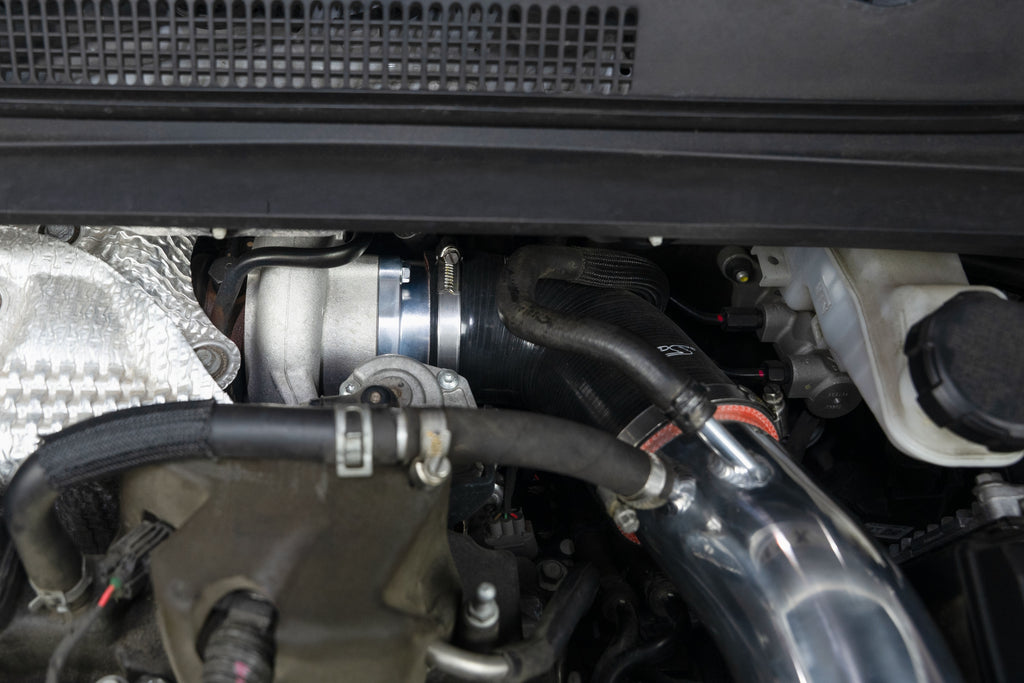 HPS Performance Replaces turbo inlet elbow, additional gains of 4.7 horsepower and 7.6 torque. (17-162P)