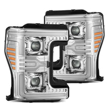 Load image into Gallery viewer, 17-19 Ford Super Duty MKII LUXX-Series LED Projector Headlights Chrome