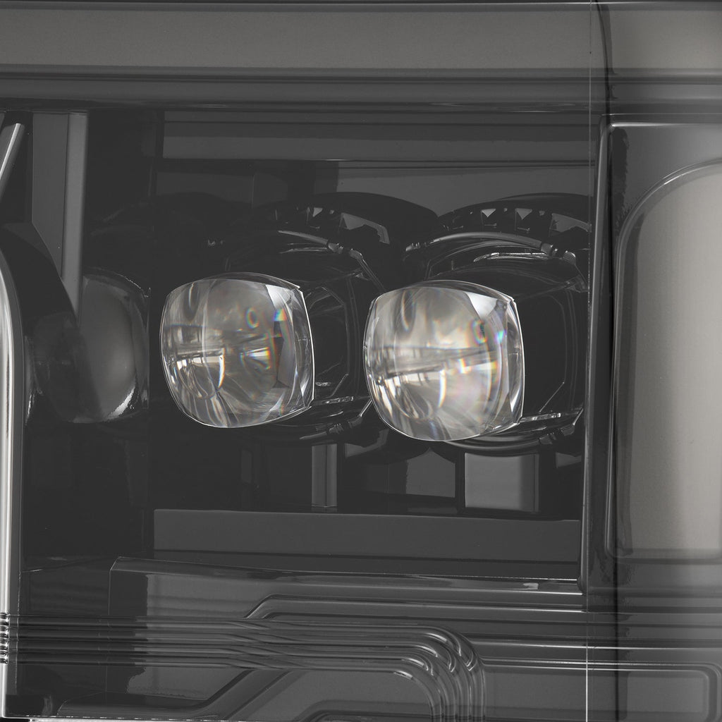 17-19 Ford Super Duty MKII NOVA-Series LED Projector Headlights Alpha-Black
