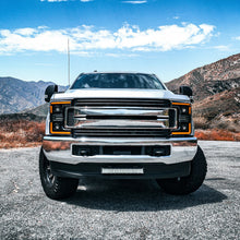 Load image into Gallery viewer, 17-19 Ford Super Duty MKII PRO-Series Halogen Projector Headlights Alpha-Black