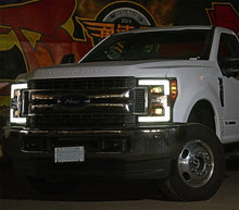 Load image into Gallery viewer, 17-19 Ford Super Duty PRO-Series Halogen Projector Headlights Jet Black