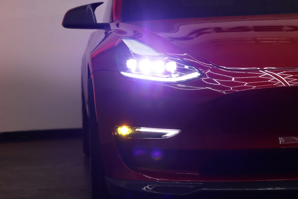 17-23 Tesla Model 3 / 20-24 Model Y DoubleTap Dual Color LED Projector Fog Lights