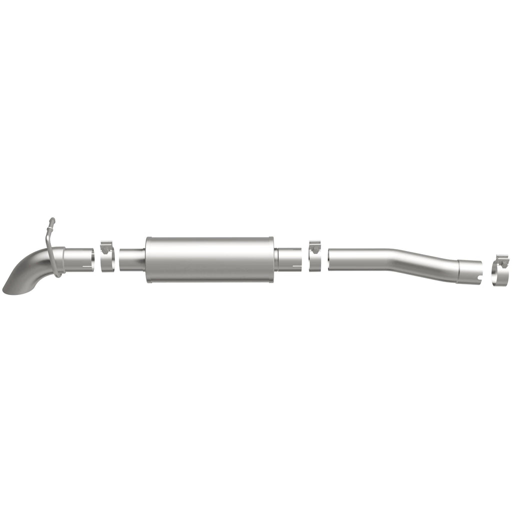 MagnaFlow 12-14 Jeep Wrangler JK Unltd V6 3.6L 2D Turn Down Front of Rear Tire SS C/B Perf Exhaust (17144)
