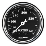 AutoMeter Auto Meter Gauge Water Temp 2 1/16in 120-240F Mech Old Tyme Black (1733)