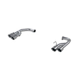 MBRP Exhaust 2.5in. Axle Back with Quad 4in. Dual Wall Tips Non Active Exhaust T304 (S7211304)