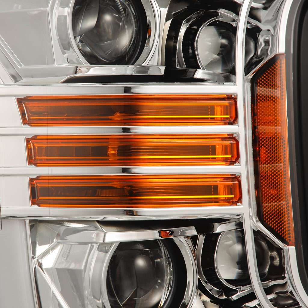 18-20 Ford F150 LUXX-Series LED Projector Headlights Chrome