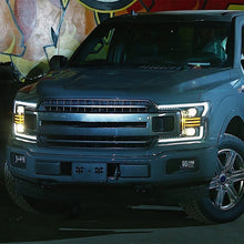 Load image into Gallery viewer, 18-20 Ford F150 LUXX-Series LED Projector Headlights Jet Black