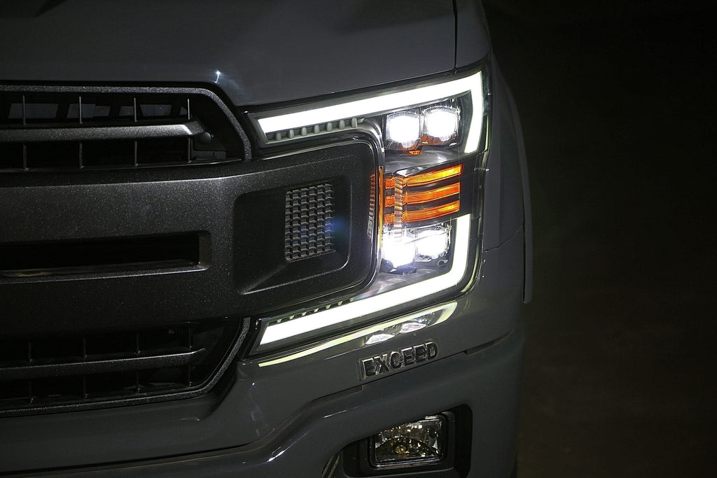 18-20 Ford F150 NOVA-Series LED Projector Headlights Black