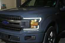 Load image into Gallery viewer, 18-20 Ford F150 PRO-Series Halogen Projector Headlights Jet Black