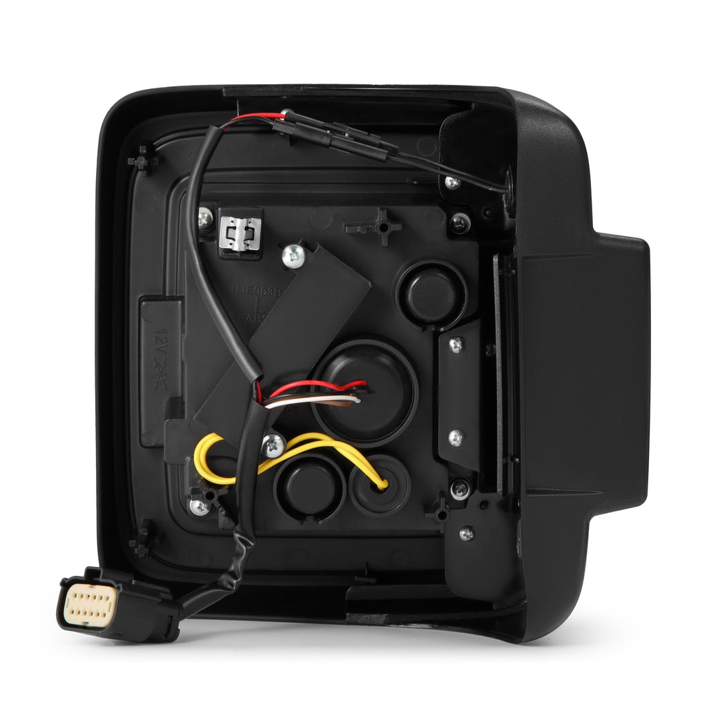 18-25 Jeep Wrangler JL NOVA-Series Prismatic LED Tail Lights Alpha-Black