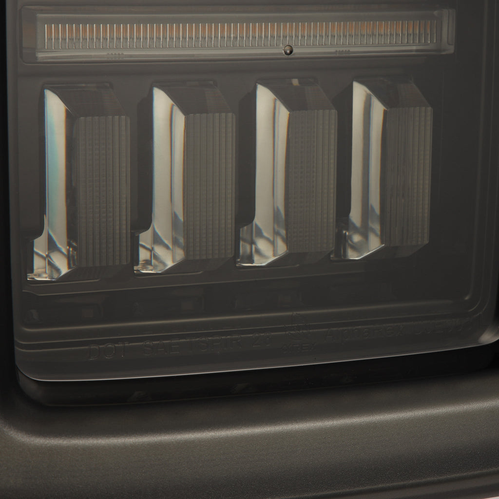 18-25 Jeep Wrangler JL NOVA-Series Prismatic LED Tail Lights Alpha-Black