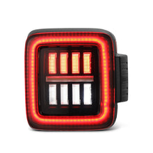 Load image into Gallery viewer, 18-25 Jeep Wrangler JL NOVA-Series Prismatic LED Tail Lights Black-Red