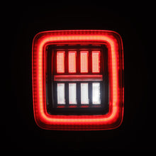 Load image into Gallery viewer, 18-25 Jeep Wrangler JL NOVA-Series Prismatic LED Tail Lights Black-Red