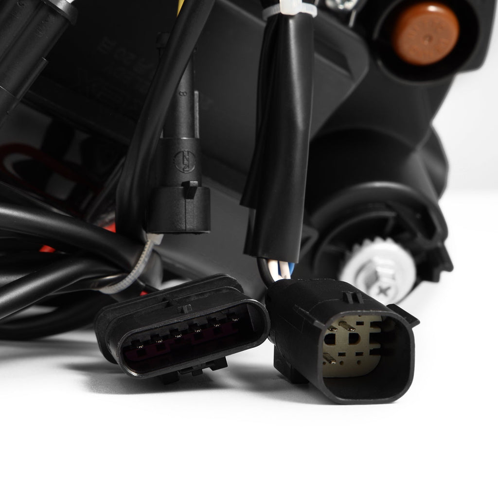 18-25 Jeep Wrangler JL/Gladiator JT NOVA-Series LED Projector Headlights Alpha-black